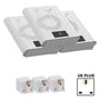 Groundingwell™ Bedsheet Set with UK Plugs.