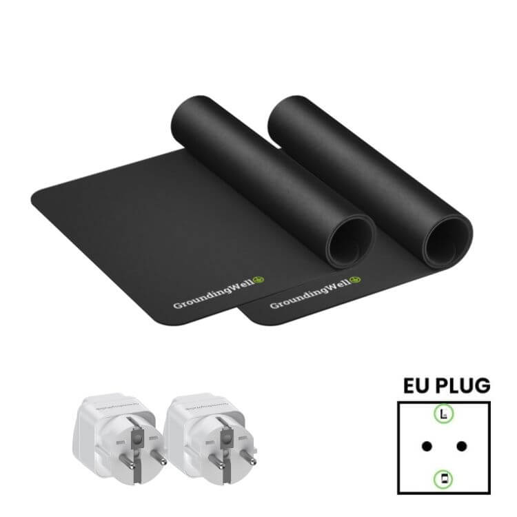 Groundingwell™ Mats with Eu Plug Set